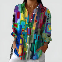 Everly™ - Blouse with Geometric Pattern