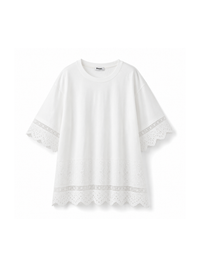 Liva Lace T-Shirt – White